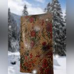 Brooches Wallet, Grey floral, Petite florals, Multi card spaces, 1 ‎ internal Brown Photo 4