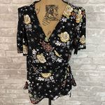 One Clothing  Floral Wrap Top Photo 0