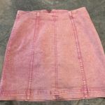 Free People Modern Femme Acid Wash Skirt Size 4 Photo 3