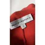 White+Warren Women's Large Pants Pull On Red Knit Thick Cotton Blend Boot Cut Photo 2