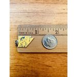 Vintage‎ Nevada Yellow Enamel State Travel Map Sterling Silver Charm Carson City Photo 7