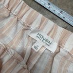 Haven Well Within Organic Cotton Linen Striped Pants White Size XS Photo 4