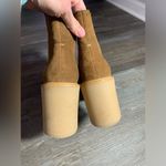 Dolce Vita Chelsea Boots Heels Caster Suede Chestnut Brown Winter New Size 8 Photo 3