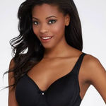 Wacoal Retro Chic Lightly Padded Lace Accents Full Coverage Bra Bundle(2), 32DD Photo 0