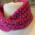 Crochet Pink Headband Ear Muffs Warmer Photo 1
