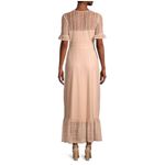 BCBGMAXAZRIA  Lace-Overlay Maxi Dress Size‎ XL Ruffle Prairie Boho Photo 11