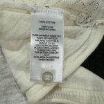 Frye  Women's White Scalloped Pointelle Ivory Cardigan Size XL classic basic Photo 3
