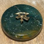 14K Solid Yellow Gold Small Toy Rocking Horse Charm Pendant Photo 7