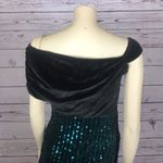 NWT Miss Ord Sleeveless Off Shoulder Mermaid Sexy Evening Dress WY003 size large Green Photo 8