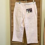 Gloria Vanderbilt NWT  Size 6 Stretch Rosy Pink Amanda Capri Length Belted Jeans Photo 9