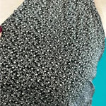 Old Navy  mini black and white floral pattern mini dress in size medium Photo 2