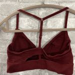 Colsie Burgundy Racerback Cotton Bra Red Photo 1