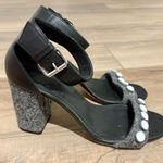 J.Crew Collection wool tweed Jeweled Strappy Sandals Size 7 Made In Italy Photo 0