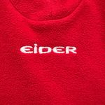 Eider Fleece Jacket Quarter Zip Women’s 40 Red Ski Outdoors Full Zip Mock Neck Size M Photo 2
