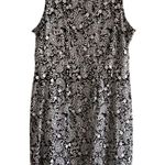 Charter Club Size 0X Sleeveless Black NWhite Paisley Dress Nylon Spandex Photo 1