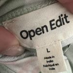 Open Edit NWT Camo Crop Top Muscle LARGE  Green Pink Strong Shoulder Abstract Photo 8