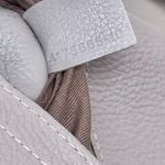 Chloé Chloe Marcie Large Saddle Leather Crossbody Pebble Gray Photo 12