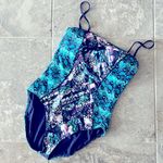 Kenneth Cole One Piece Swimsuit w/Removable Strap, Size L Photo 0