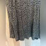 Silence + Noise Anthropologie Mini Dress Small Black Asymmetrical Raw Hem Photo 4