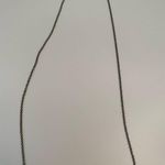 Silver and rhinestone bar necklace Photo 2