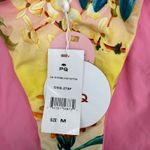PQ SWIM PILYQ Bikini Set Size Medium NWT Oasis Reversible Knot Swim NWT Floral Yellow Photo 5