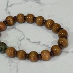 Cute brown Beaded Elastic Bracelet Photo 1