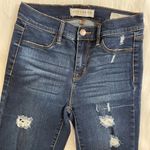 PacSun  High Rise Distressed Ankle Jeggings Dark Wash Jeans Photo 5