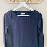 Madewell Long Sleeve Top Black Sz Medium Photo 1