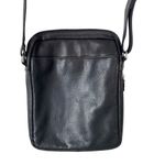 wilson's leather Wilsons Black Leather Vintage Messenger Bag Expandable Crossbody Organizer Photo 5