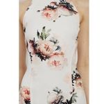 Karen Millen NWT Satin Crepe Peony Waterfall Hem High Neck Dress Size 8 Photo 12