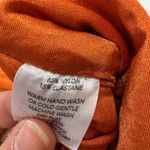 Tiger Mist  Dress Womens Small Orange Matteo Ruched Strapless Mini Photo 7