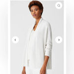 Eileen Fisher  Organic Peruvian Cotton Cardigan Small Photo 7