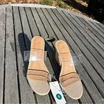 A New Day Nwt  Womens Ansel Double Band Open Toe Wedge Heels size 9 Photo 1