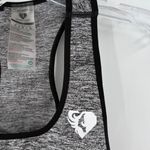 women's best  Gray Racerback Cutout Scoop Neck Unpadded Sports Bra Size Medium Photo 4