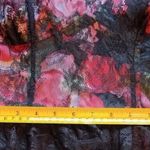 Pearl by Georgina Chapman Dress 4 Black Lace Floral Print Midi Holiday Party Photo 8