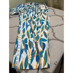 Anthropologie Calligraphie matching linen blend set, size large Blue Photo 10