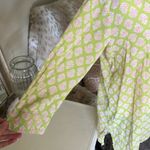 Anthropologie Mahogany lime green cotton pop over tunic top or mini dress beach cover up XL Photo 2