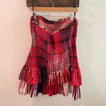 Anthropologie NWT Plenty by Tracy Reese Strapless Tiered Smocked Mini Dress XL Photo 5