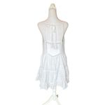 American Eagle  Babydoll Mini Dress Strappy Open Back Womens Size Large White Photo 4