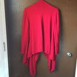 Laura Scott 🔥 RED ASYMMETRICAL STUDDED RED WRAP SWEATER Photo 3