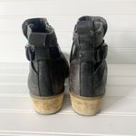 Baretraps Pennie Womens 9M Charcoal Zip Ankle Boot Bare Traps Booties Ruched Photo 2