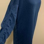 Lush Clothing Lush Blue Ruched Drawstring Sleeve Mini Dress Photo 7