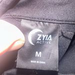 Zyia  Active black fitted Flight M Athleisure workout jacket Photo 7