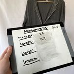 Victoria's Secret gray pink sleepwear long sleeved button down shirt women's L Photo 5