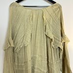 Free People  Tamasi Ruffle Tunic in Lichen Size Small Photo 7