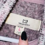 Thread and Supply Pink Heathered Quarter Zip Pullover Sweater Photo 5
