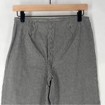 Petite Sophisticate  Gingham‎ Stretch Cotton High Rise Embroidered Crop Pant 10 Photo 6