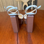 Gianni Bini  Parrish Platform Sandals‎ Heels Size 7.5 White Brown Photo 4