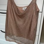 Madison & Berkeley Rose Gold Metallic Tank Photo 0