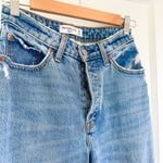 Abercrombie & Fitch Abercrombie | Curve Love The Dad High Rise Jeans Double Knee Destroy Size 25 Photo 2